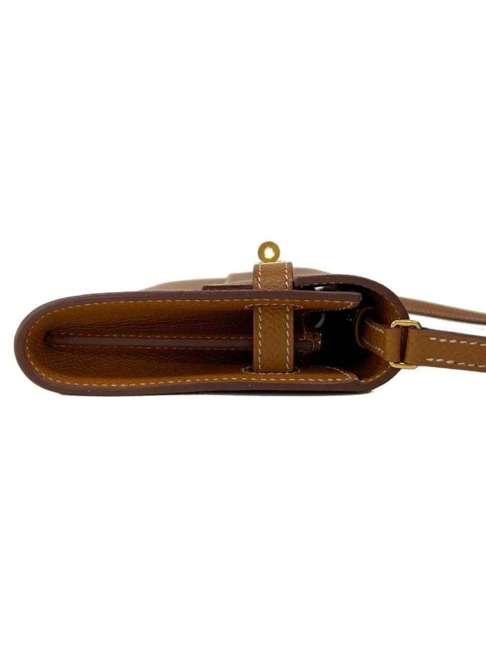 Hermes Wallet Kelly Long Tougo Gold